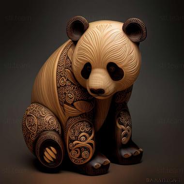 3D model Gnamptogenys panda (STL)